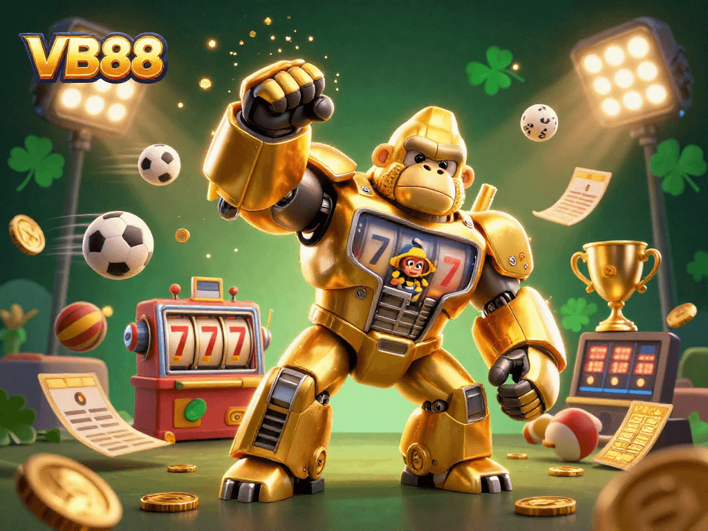 Experience the thrill with VB88’s explosive gaming, highlighted by dynamic sports elements and vibrant design.