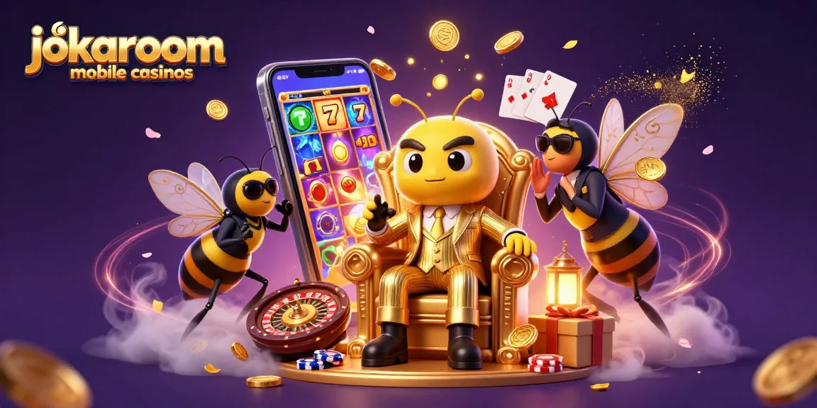 Experience the thrill of jokaroom mobile casinos with vibrant slots and unique characters in a magical environment.