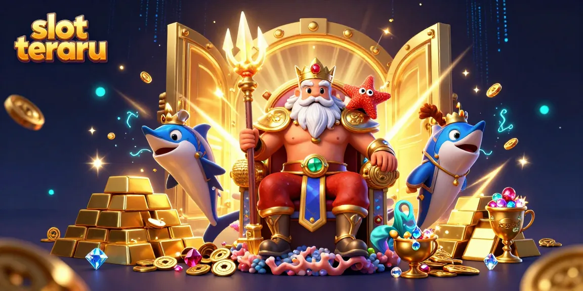 Experience the excitement of slot terbaru with Neptune and treasures of the deep.