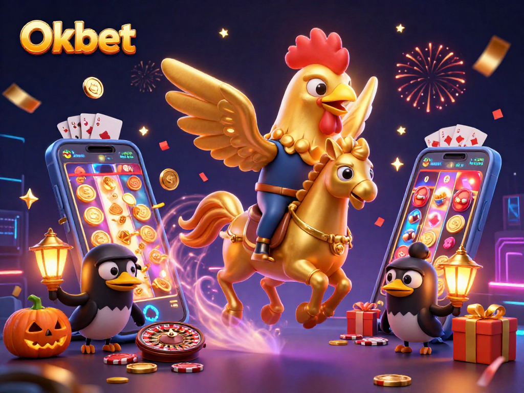 Celebrate with Oxbet's thrilling gaming scene featuring golden rooster and rich casino elements