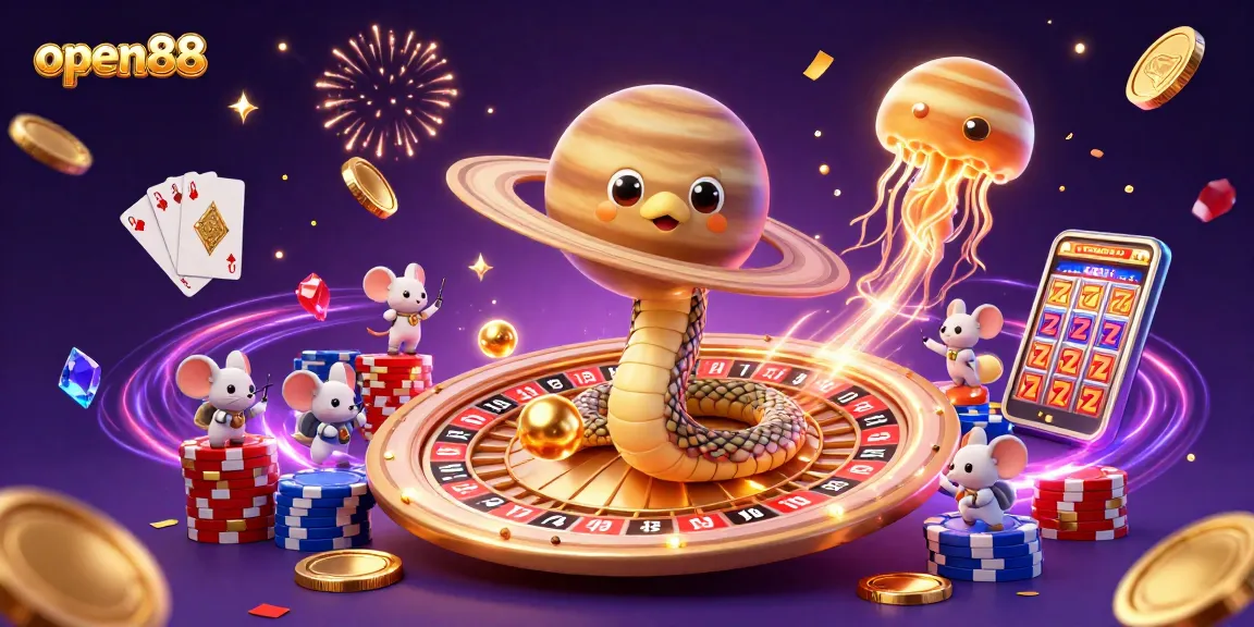 Experience excitement at open88 with dynamic gameplay featuring tiny astronauts and a cosmic dealer.