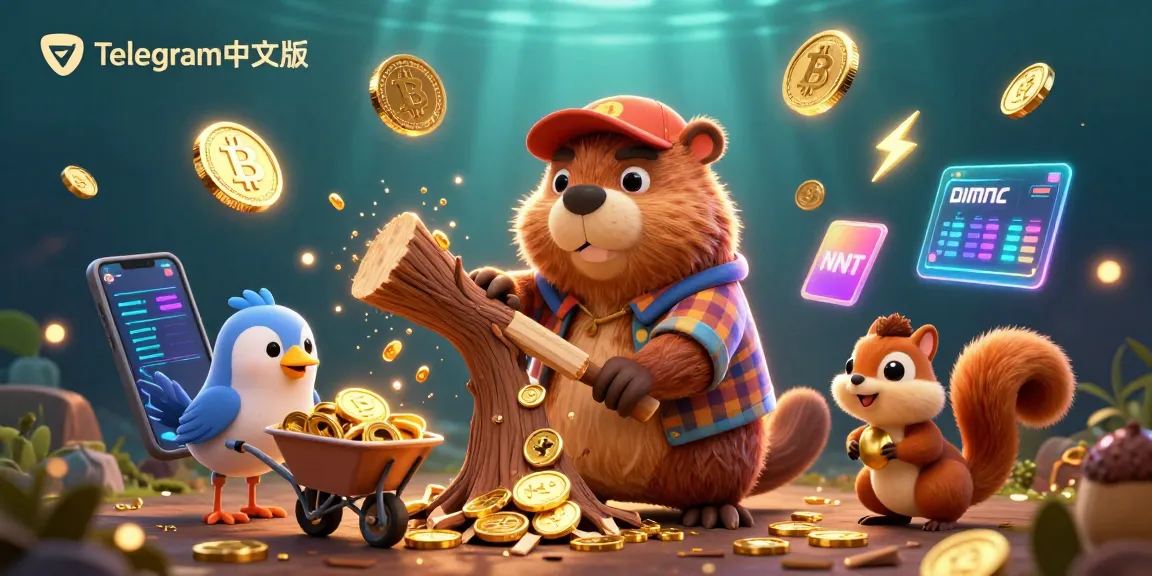 体验Telegram中文版的热闹赌场场景，特色卡通角色和加密货币元素。