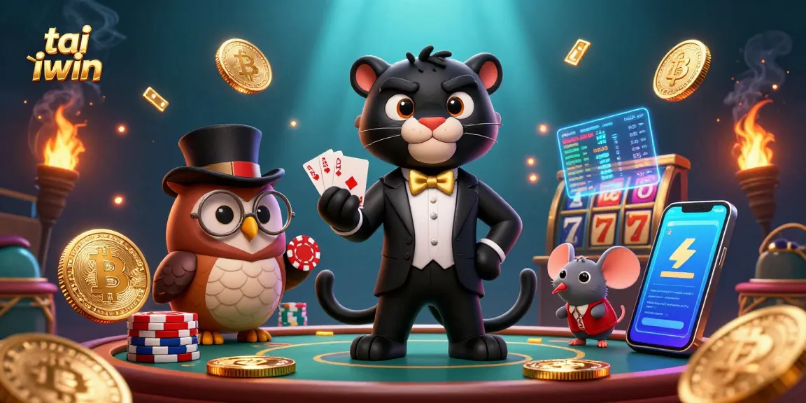 Engage with tai iwin casino action featuring stylish characters and vibrant game elements.