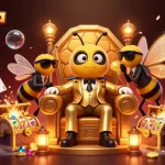 Spin and win at gem88pa with a vibrant casino scene featuring cartoon characters and dynamic gaming elements.