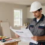 Trusted provider of IPTV services for home entertainment and local businesses, professional contractor at work.