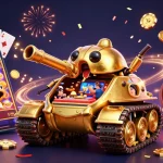 Engage with gmnc's exciting miniature casino, featuring vibrant games and celebratory visuals.