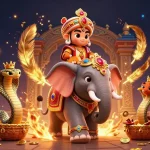 Play xóc đĩa online with vibrant 3D characters showcasing the thrill of betting while surrounded by dramatic elements.