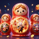 Experience the excitement at HITCLUB, where a 3D bear reveals casino secrets amidst jackpot celebrations.